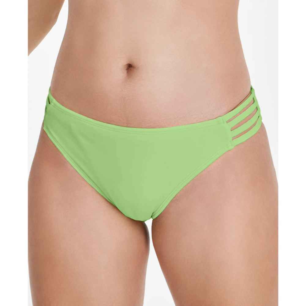 Salt + Cove Size Small Neon Green Strappy-Side Hipster Bikini Bottoms NWT